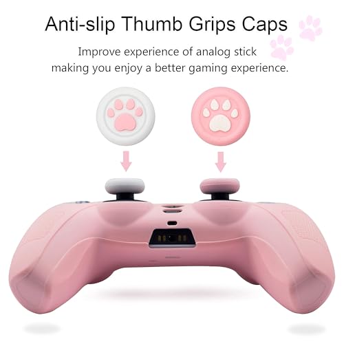 Anti-Slip Silicone Protector for PS5 Controller
| Cute Kawaii Thumb Grip Caps for PS5 Controller
| Full Covered Anti-Sl