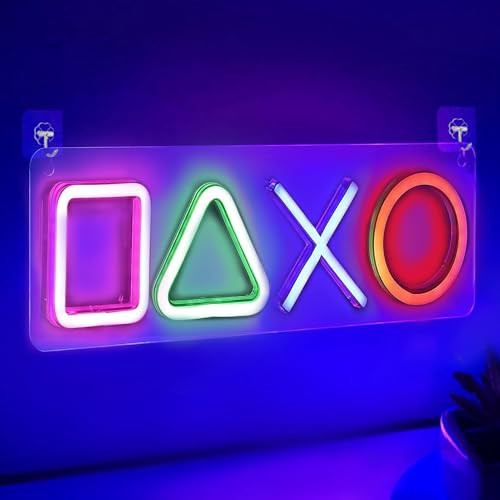 YSMNDE PlayStation LED Neon Light for Gaming Desk Accessories and Game Room Decor with Dimmer Switch
| YSMNDE PlayStati