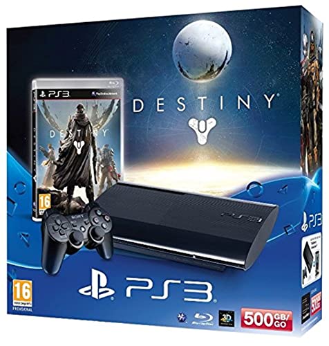 Sony PS3 500GB Console with DualShock 3 Controller and Destiny (Renewed) - Great for Gamers
| Sony PS3 500GB Console, D