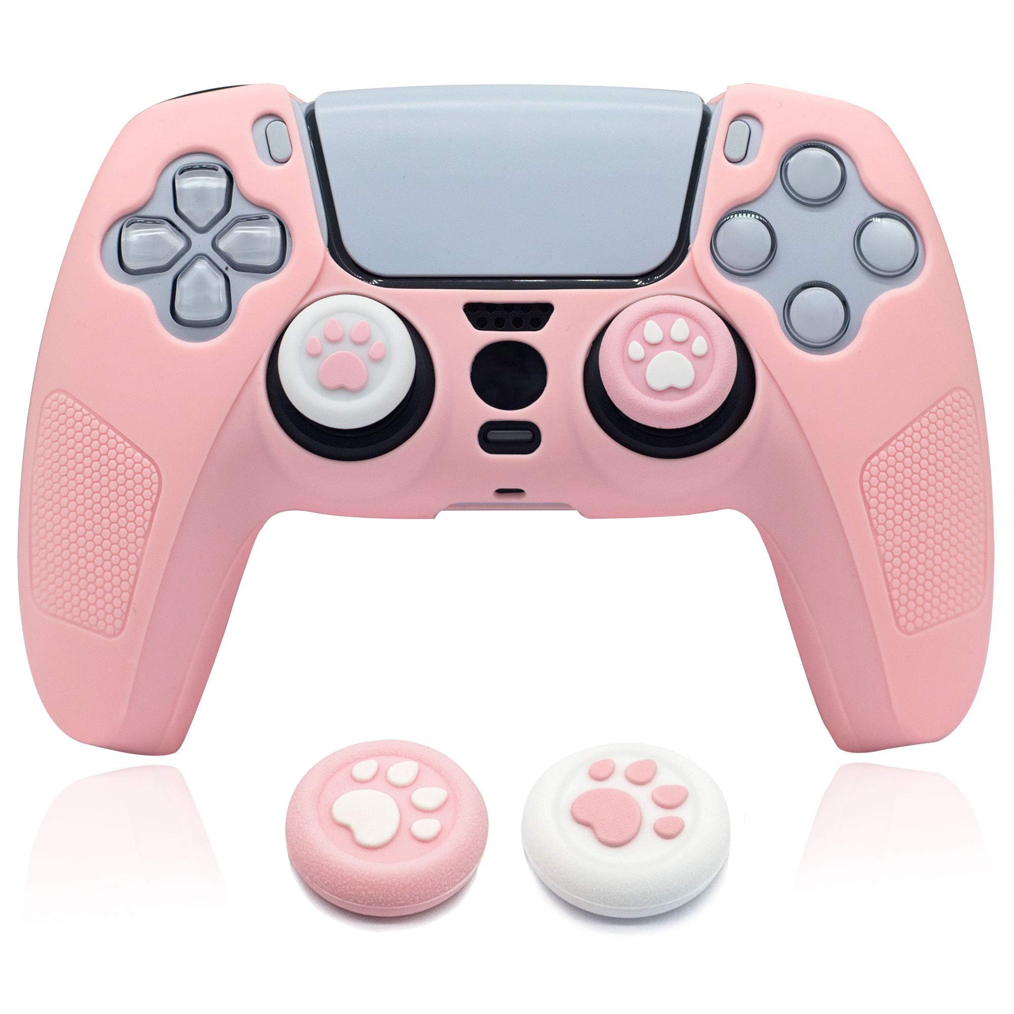 Anti-Slip Silicone Protector for PS5 Controller
| Cute Kawaii Thumb Grip Caps for PS5 Controller
| Full Covered Anti-Sl
