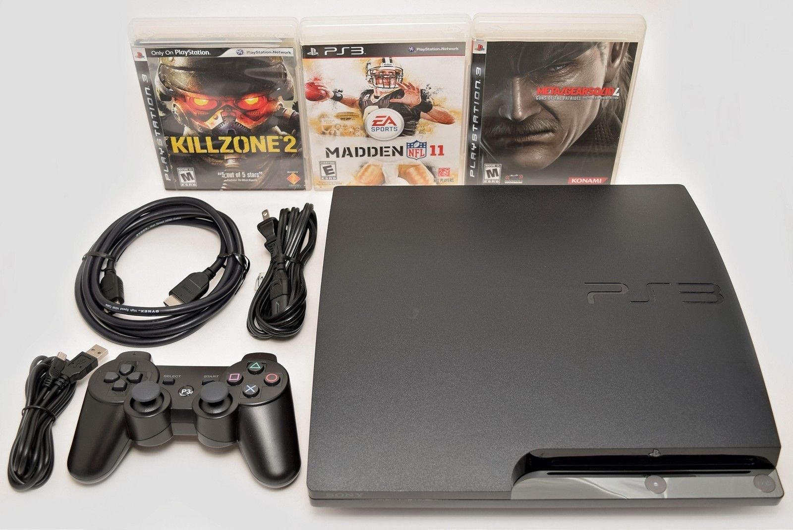 Sony Playstation 3 Slim 320GB Game Console System for Teens & Young Adults Entertainment at Home & Party Venues 1080p HD