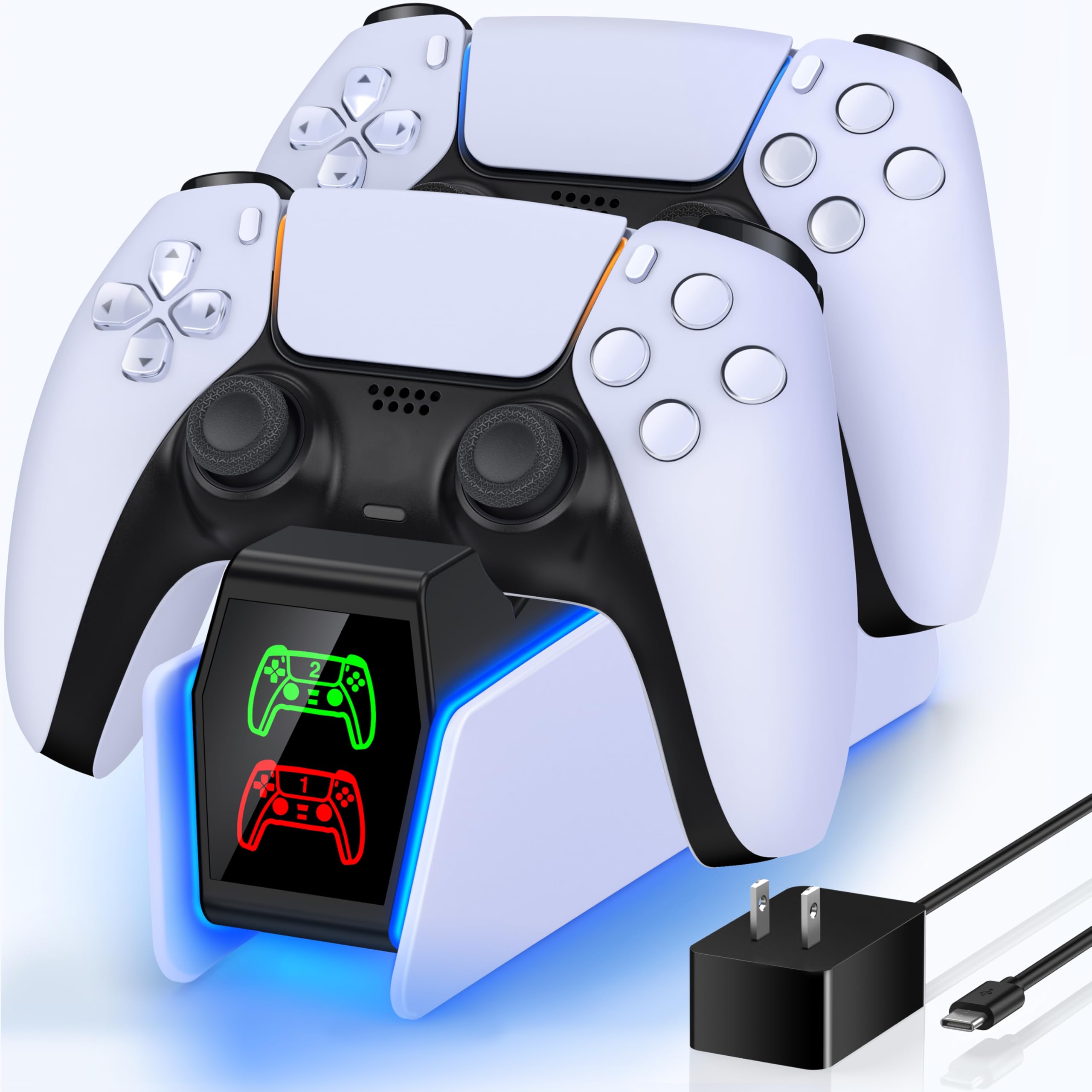 High-Quality PS5 Controller Charger Station withLED Light for PlayStation 5
| PS5 Dual Stand Charger Dock Accessories f
