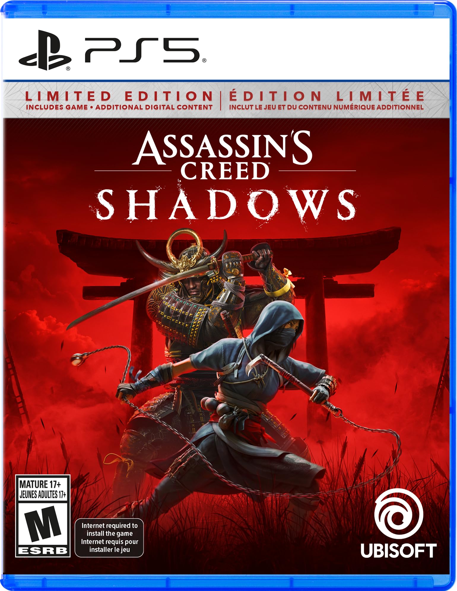 Assassin's Creed Shadows Limited Edition for PlayStation 5 - Amazon Exclusive Best Sellers